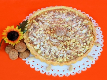 Crostata di ricotta e amaretti
